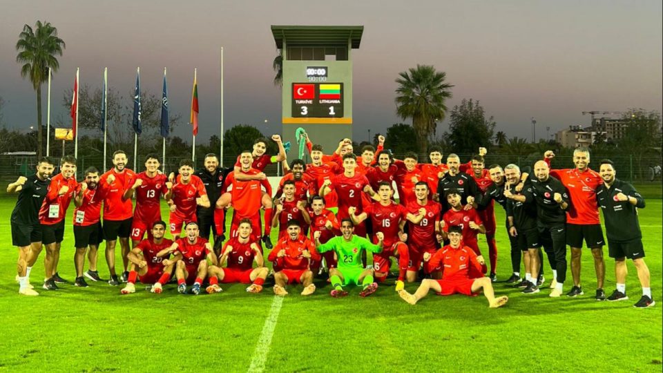 19 Yaş Altı Milli Futbol Takımı Litvanya’yı mağlup etti