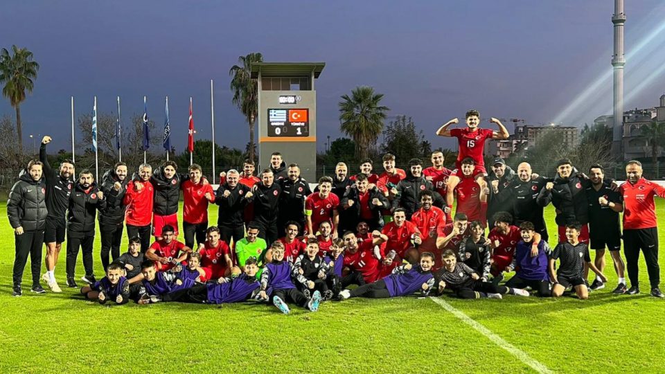 19 Yaş Altı Milli Futbol Takımı Yunanistan’ı mağlup etti